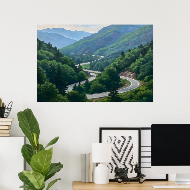 Affiche Mountain Pass (Bureau à domicile)