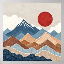 Mountains Sunset Beauty