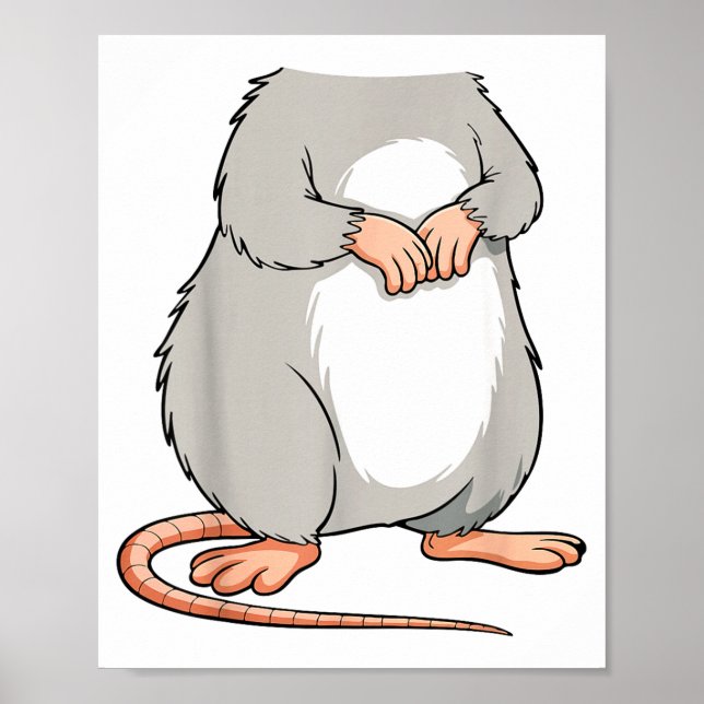 Affiche Mouse Ra Adult Kids Men Women Body Mouse Rat Costu (Devant)