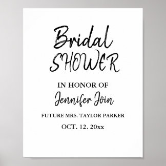 Affiche Mousse de mariage élégante classique en cuivre pou