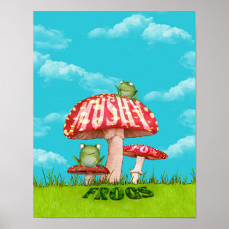 Affiche Mousseux pour grenouilles