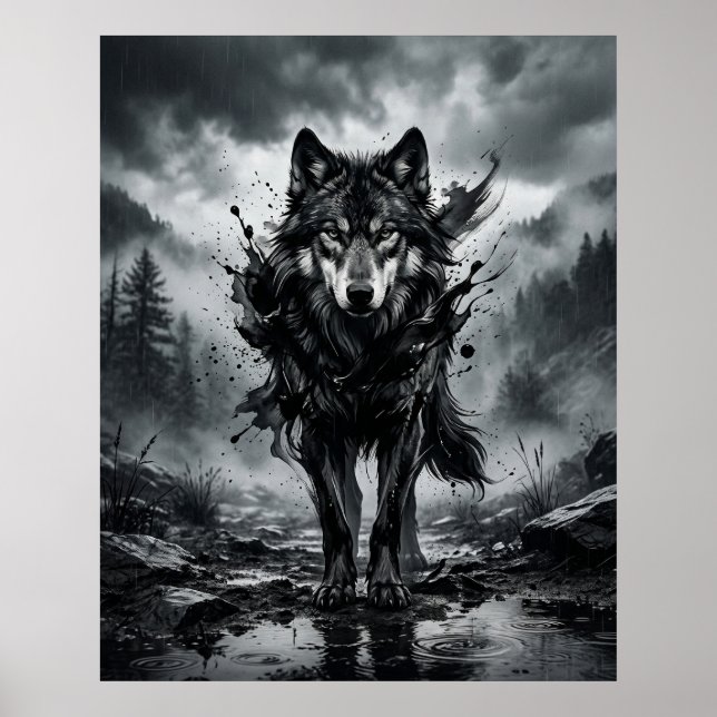 Affiche Mousson du Loup d'Encre (Devant)
