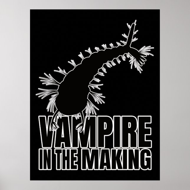 Affiche Moustiques larves de moustiques - Geek d'enttomolo (Devant)