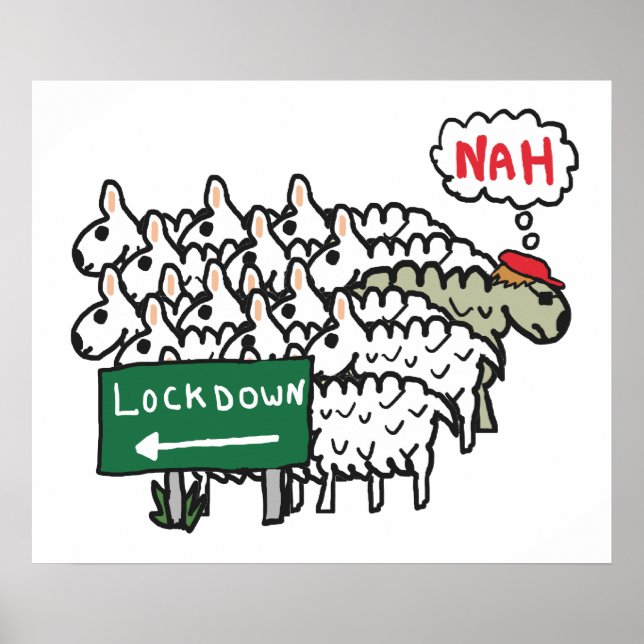 Affiche Mouton antiblocage (Devant)
