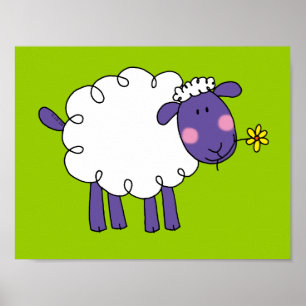 Affiche mouton laineux