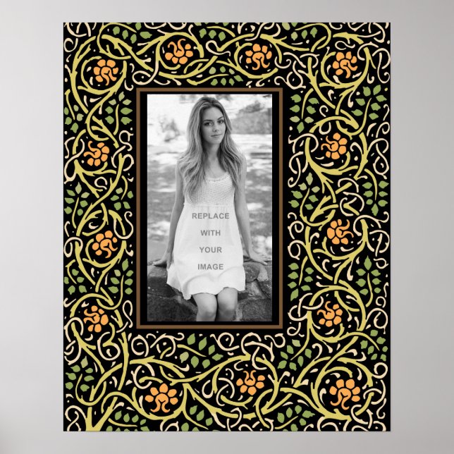 Affiche Mouvement Antique Arts & Crafts Bordure (Devant)