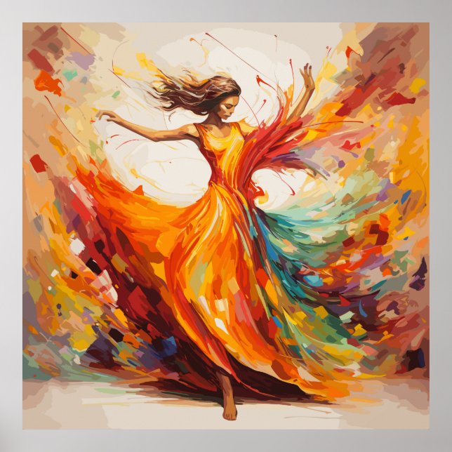 Affiche Mouvement dynamique (Devant)