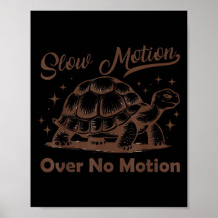Affiche Mouvement Lent Sur Tortue De Méme Sans Mouvement H