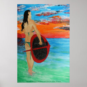 Affiche Mouvement océanique