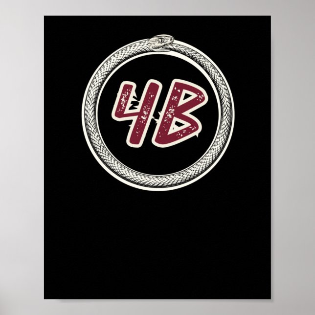 Affiche Mouvement Ouroboros Snake #4b Sticker (Devant)