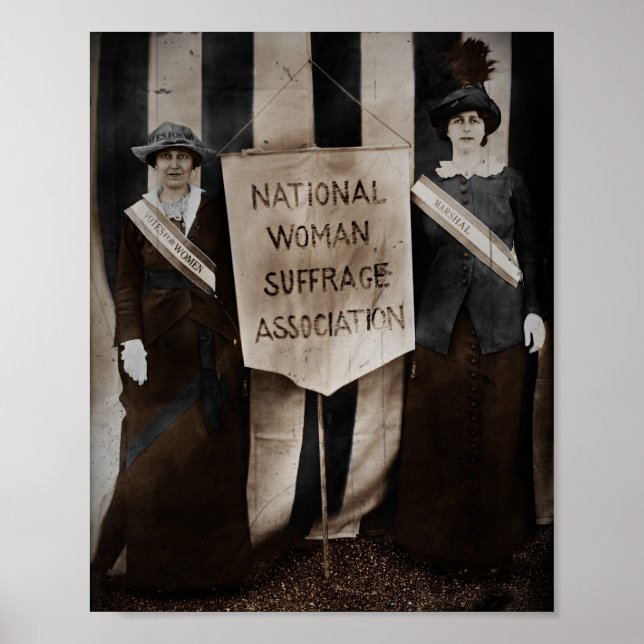 Affiche Mouvement pour le suffrage féminin (Devant)