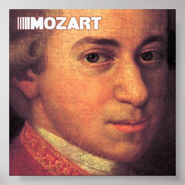 Affiche Mozart Art Art Sur Toile (Devant)