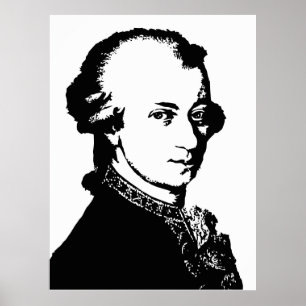 Affiche Mozart Black and white vectoriel art