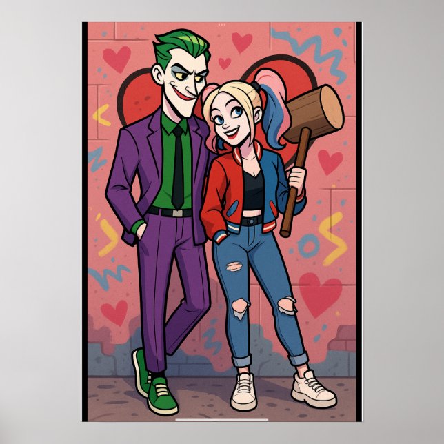 Affiche Mr and Mrs Joker (Devant)