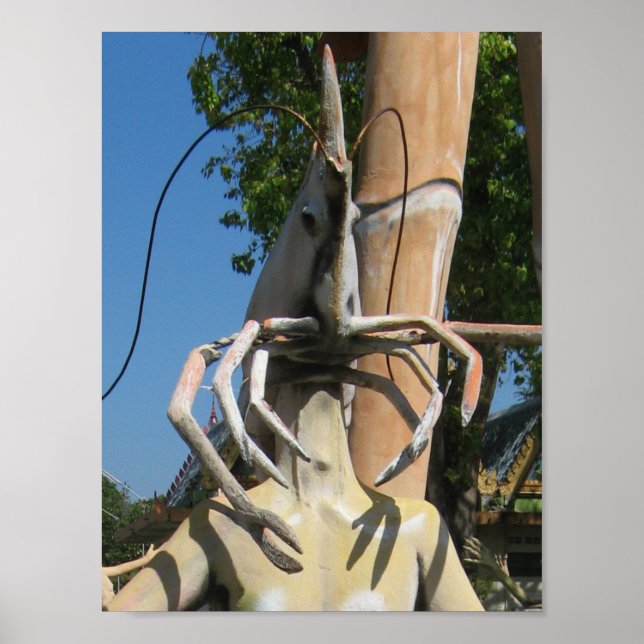 Affiche Mr Crustacean AKA Lobster Head ... Buddhist Hell (Devant)