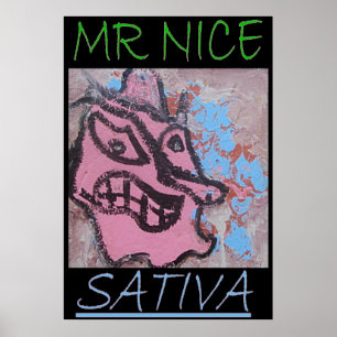 AFFICHE MR NICE SATIVA