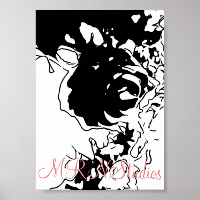 Affiche MRNStudios Flower Doodle (Devant)