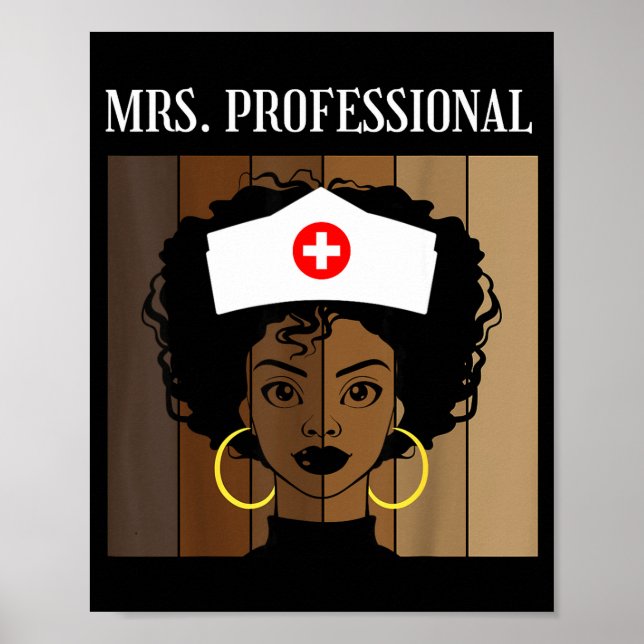 Affiche Mrs Professional Nursing Degree Nurse Profession B (Devant)