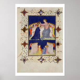 Affiche MS 11060-11061 Heures de Notre Dame : Compline, Th