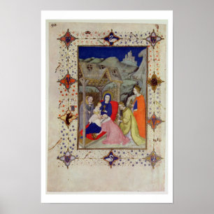 Affiche MS 11060-11061 Heures de Notre Dame : Sexte, Adora