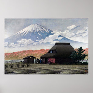 Affiche Mt. Fuji depuis Narusawa Kawase Hasui 1952