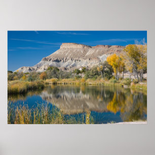 Affiche Mt. Garfield Vu de Riverbend