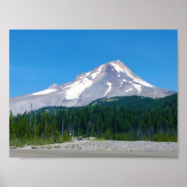 Affiche Mt Hood en été, Oregon (Devant)