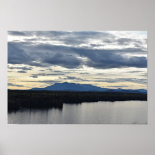 Affiche Mt. Katahdin ; Le comté d'Aroostook Maine