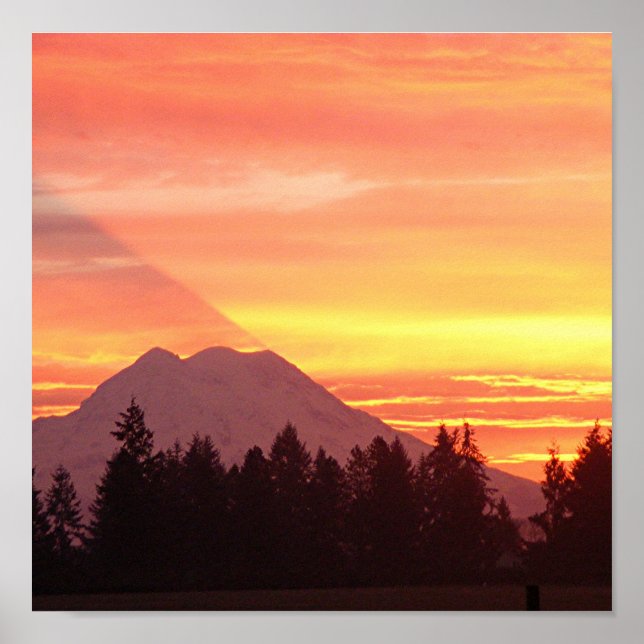 Affiche Mt, Rainier (Devant)