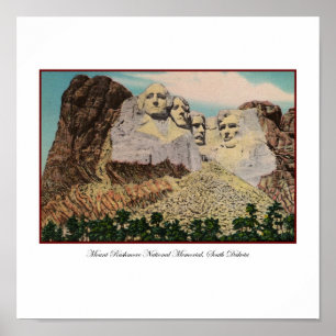 Affiche Mt. Rushmore