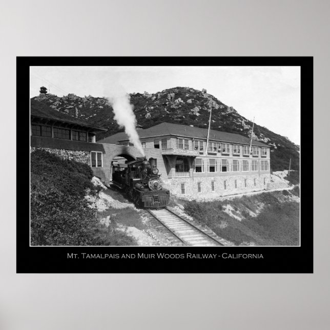 Affiche Mt Tamalpais et Mill Valley Railway Photo (Devant)