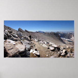 Affiche Mt Whitney needles Traverse - John Muir Trail