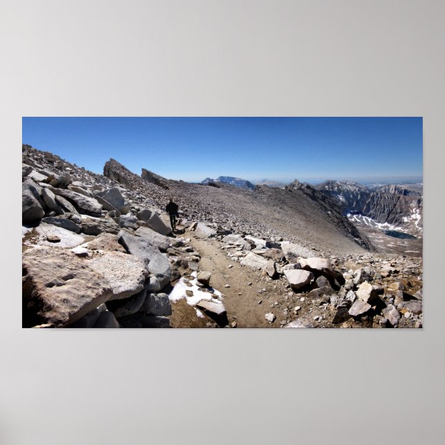 Affiche Mt Whitney needles Traverse - John Muir Trail (Devant)