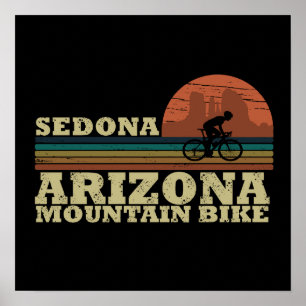 Affiche Mtb Az Sedona - Vélo de Montagne en Arizona