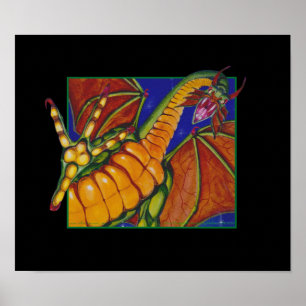 Affiche MtG Shivan Dragon