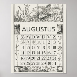 Affiche Mtheo van hoytema - calendrier - art de héron - ac