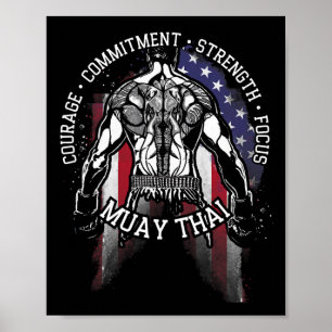 Affiche Muay Thai