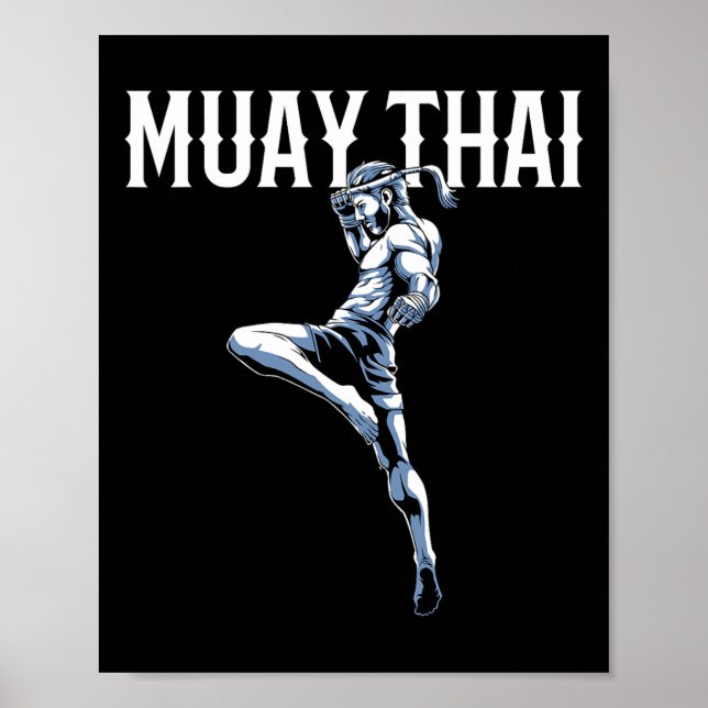 Affiche Muay Thai - Boxe Thaïlandaise Et Kickboxing (Devant)