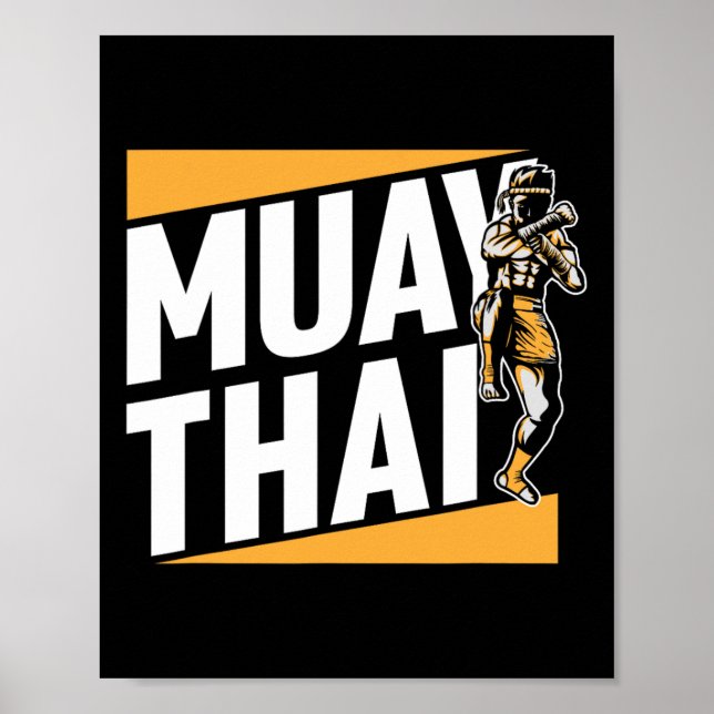 Affiche Muay Thai Boxing Hob (Devant)