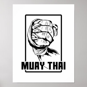 Affiche Muay Thai Faust