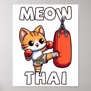 Affiche Muay Thai Meow Thai