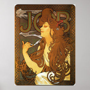 Affiche Mucha - Cigarettes