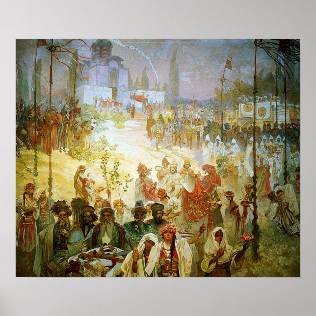 Affiche Mucha - Couronnement de Dusan (Devant)