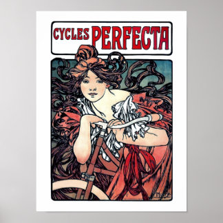 Affiche Mucha Cycles Perfecta