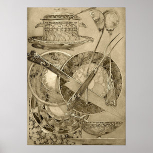 Affiche Mucha - Documents Decoratifs 1901
