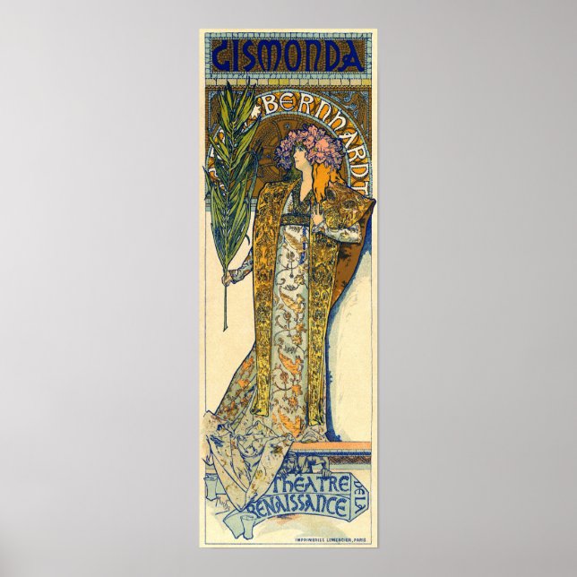 Affiche Mucha - Gismonda 1894 (Devant)