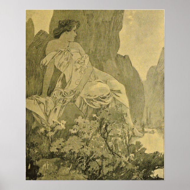 Affiche Mucha - Juillet Cocorico (Devant)