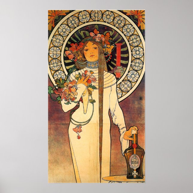 Affiche Mucha - La Trappistine (Devant)