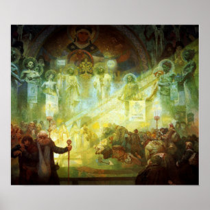 Affiche Mucha - Mont Athos 1926