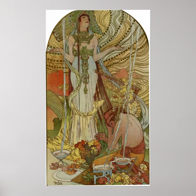 Affiche Mucha - Salammbo 1897 (Devant)